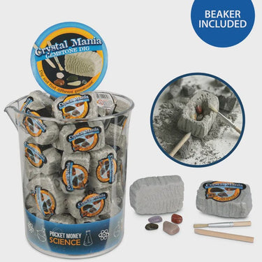 heebie jeebies stem Pocket Money Science | Gemstone Dig | Mini Geology Kit